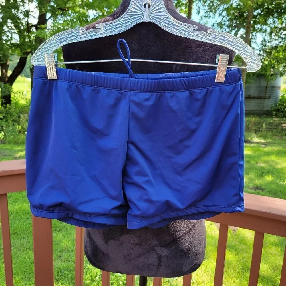 Ladies Navy Swim Shorts sz 5XL